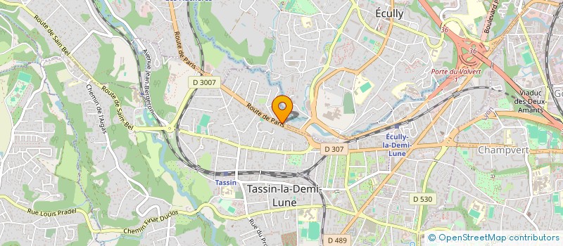 localisation de l'entreprise SCI MOREL FAY  TASSIN-LA-DEMI-LUNE