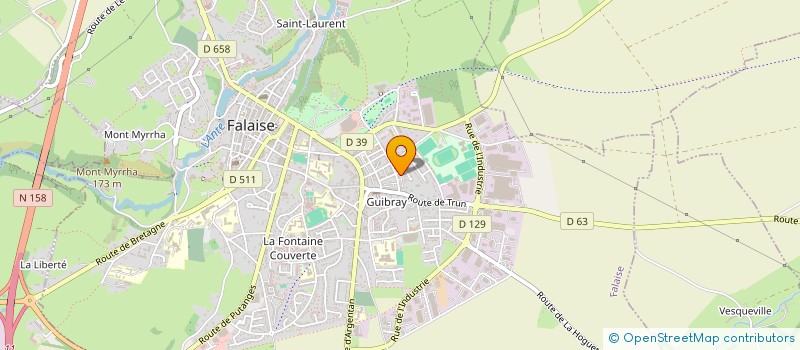 localisation de l'entreprise SCI MOREL-GUYON  MARTIGNY-SUR-L ANTE