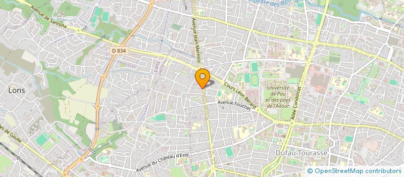 localisation de l'entreprise SCI MOREL INVESTISSEMENT à LONS