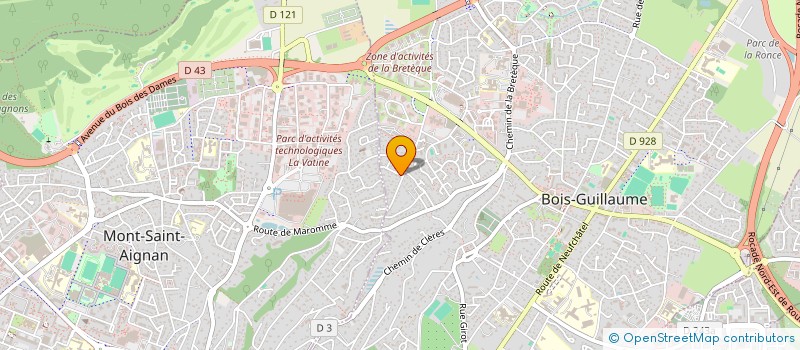 localisation de l'entreprise SCI MOREL PROUST à BOIS-GUILLAUME