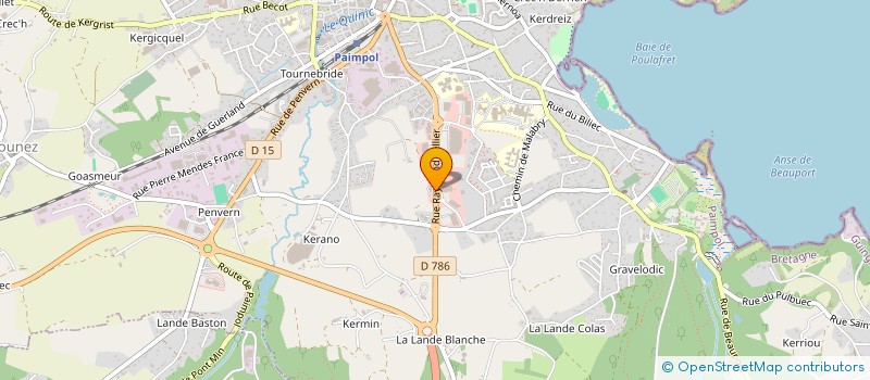 localisation de l'entreprise SCI MORELLEC IMMOBILIER  PAIMPOL