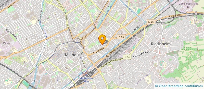 localisation de l'entreprise SCI MOREMI  MULHOUSE