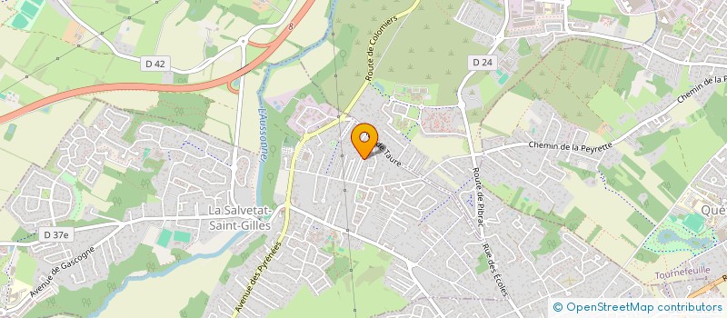 localisation de l'entreprise SCI MORENO  LA SALVETAT-SAINT-GILLES