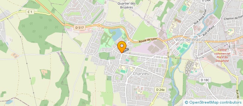 localisation de l'entreprise SCI MORENO JEAN  PONT-DE-CHERUY