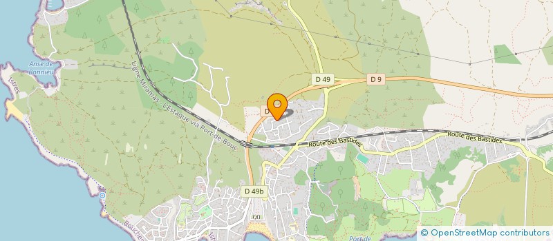 localisation de l'entreprise SCI MORENON  MARTIGUES