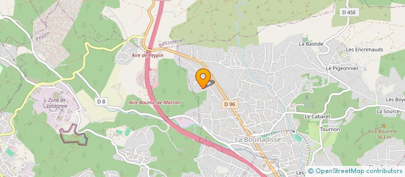 localisation de l'entreprise SCI MORENZ  LA BOUILLADISSE