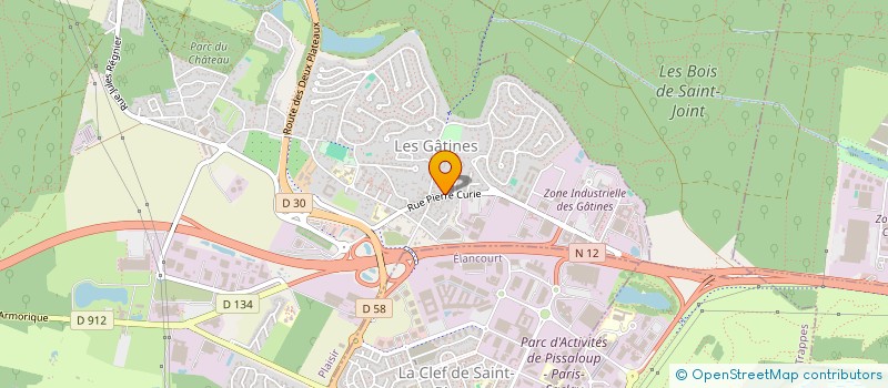 localisation de l'entreprise SCI MORERE  PLAISIR