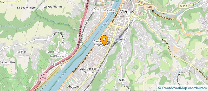 localisation de l'entreprise SCI MORESTEL IMMO  VIENNE