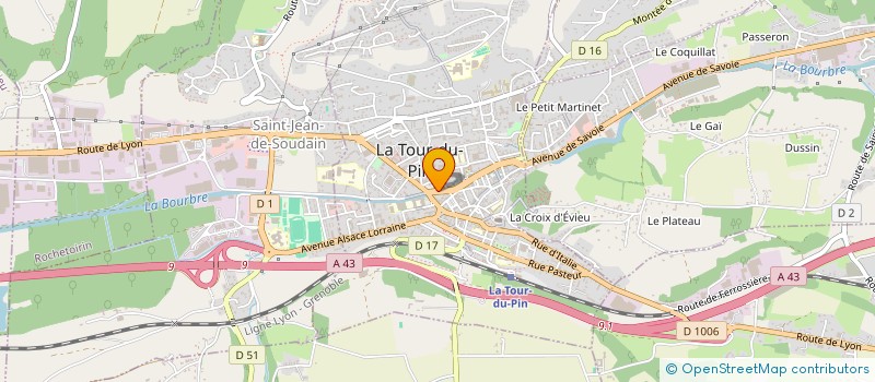 localisation de l'entreprise SCI MORESTEL IMMO  LA TOUR-DU-PIN