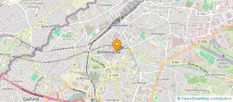 localisation de l'entreprise SCI MORET à ANNEMASSE