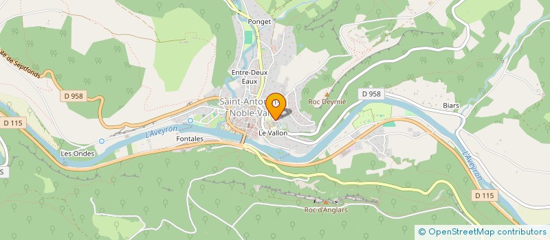 localisation de l'entreprise SCI MORET  SAINT-ANTONIN-NOBLE-VAL