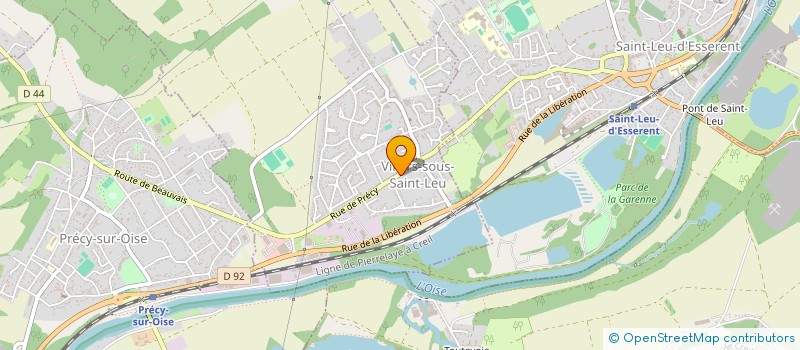 localisation de l'entreprise SCI MORET  VILLERS-SOUS-SAINT-LEU