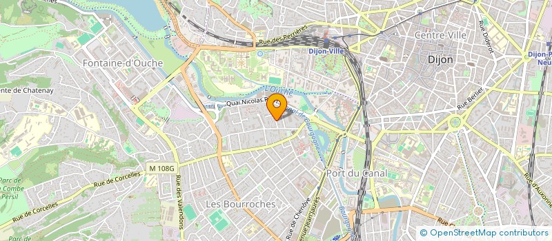 localisation de l'entreprise SCI MORET à DIJON