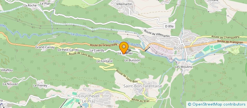 localisation de l'entreprise SCI MORET à COURCHEVEL