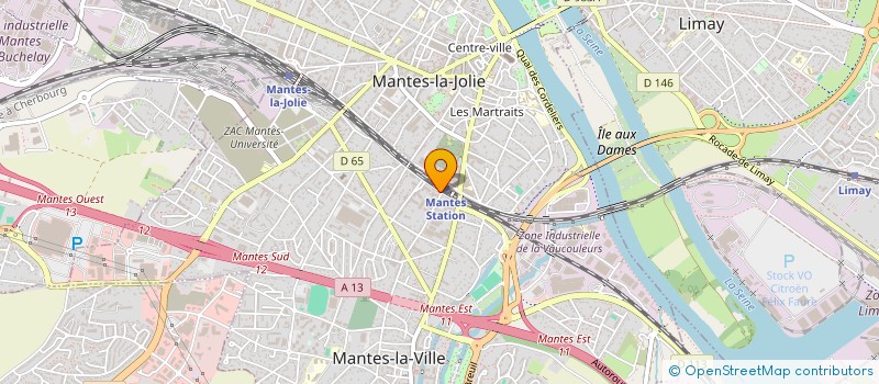 localisation de l'entreprise SCI MORETTA  MANTES-LA-VILLE