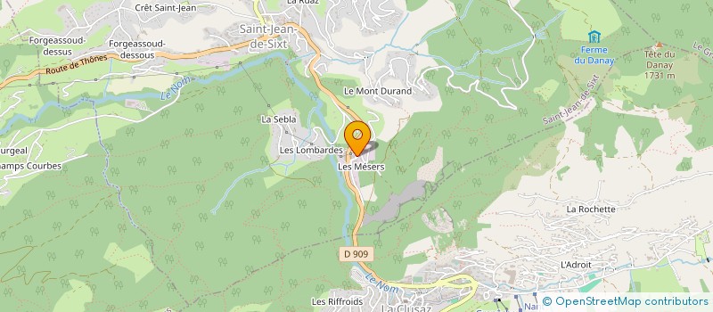 localisation de l'entreprise SCI MORETTE  SAINT-JEAN-DE-SIXT