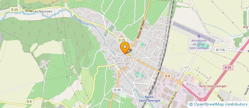 localisation de l'entreprise SCI MORETTE à NUITS-SAINT-GEORGES