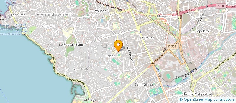 localisation de l'entreprise SCI MORETTI NORD à MARSEILLE 8EME