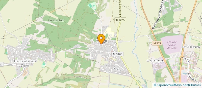 localisation de l'entreprise SCI MOREY IMMO  AHUY