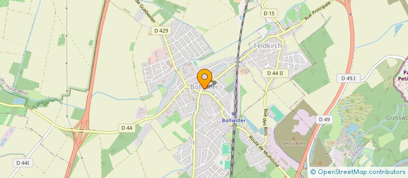 localisation de l'entreprise SCI MOREZ  BOLLWILLER