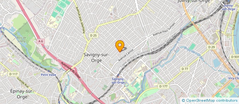 localisation de l'entreprise SCI MORGADO DIAS  SAVIGNY-SUR-ORGE