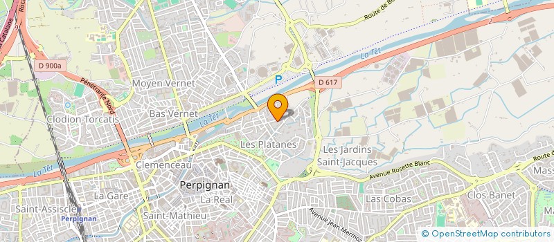 localisation de l'entreprise SCI MORGALENE à PERPIGNAN