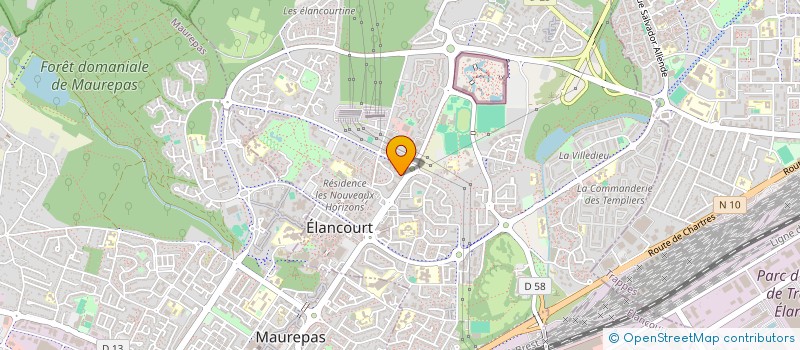 localisation de l'entreprise SCI MORGALL  ELANCOURT