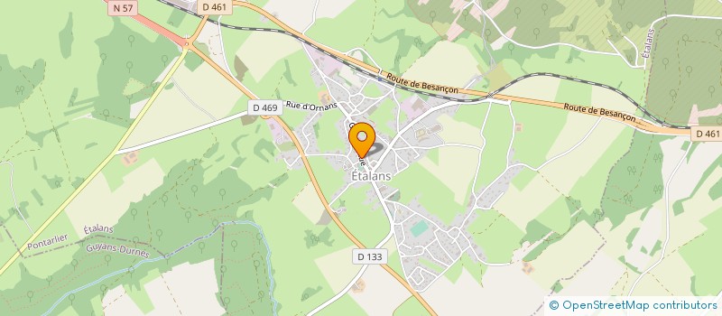 localisation de l'entreprise SCI MORGAN  LES PREMIERS SAPINS