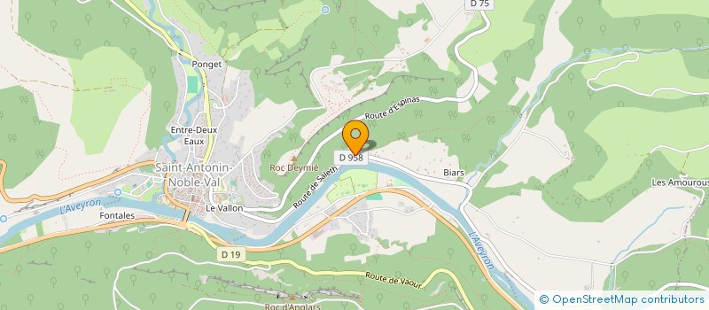 localisation de l'entreprise SCI MORGAN  SAINT-ANTONIN-NOBLE-VAL