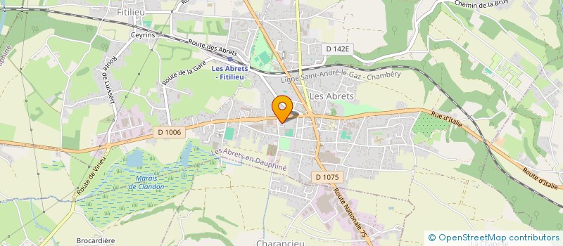 localisation de l'entreprise SCI MORGAN  LES ABRETS-EN-DAUPHINE