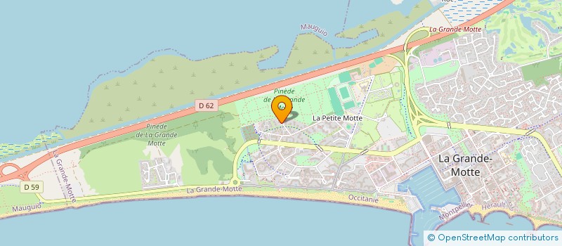 localisation de l'entreprise SCI MORGAN  LA GRANDE-MOTTE