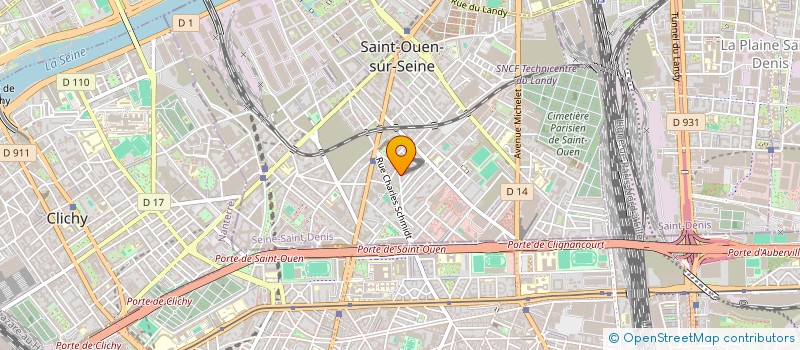localisation de l'entreprise SCI MORGAN HOME  SAINT-OUEN-SUR-SEINE