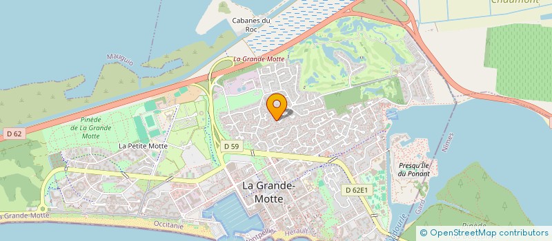 localisation de l'entreprise SCI MORGANE  LA GRANDE-MOTTE