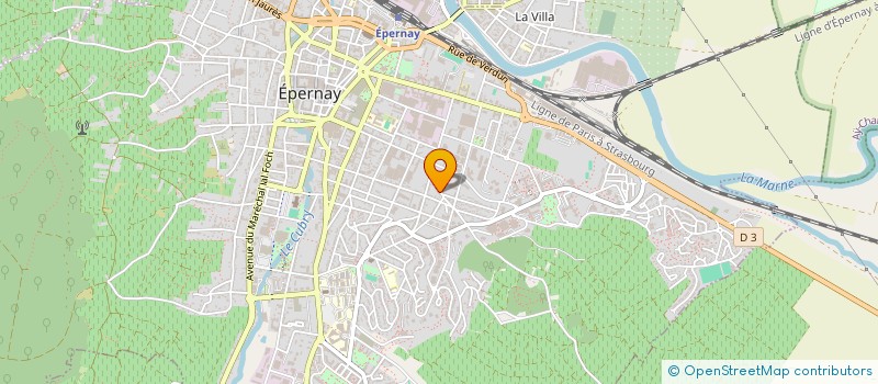 localisation de l'entreprise SCI MORGANE à EPERNAY