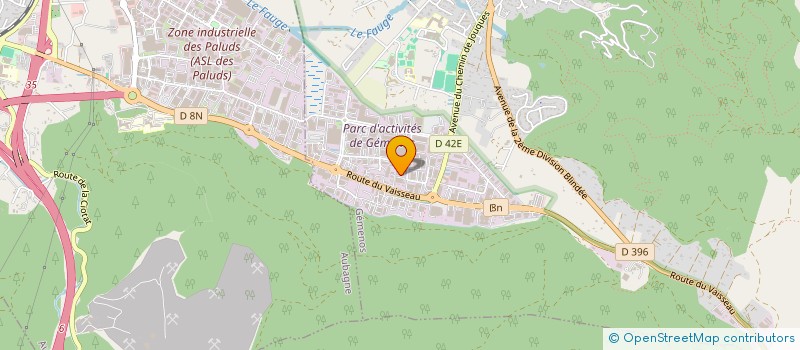 localisation de l'entreprise SCI MORGANE  GEMENOS