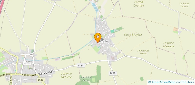 localisation de l'entreprise SCI MORGANE  LACHELLE