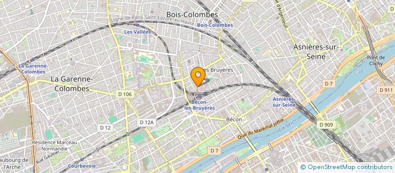 localisation de l'entreprise SCI MORGANE à ASNIERES-SUR-SEINE
