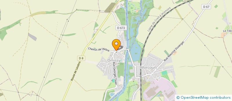 localisation de l'entreprise SCI MORGANE  OMISSY