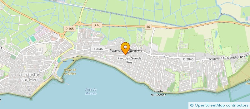 localisation de l'entreprise SCI MORGANE à LA TRANCHE-SUR-MER