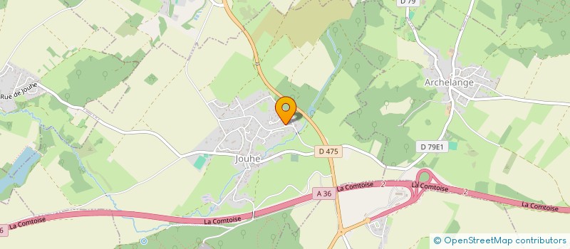 localisation de l'entreprise SCI MORGANE  JOUHE