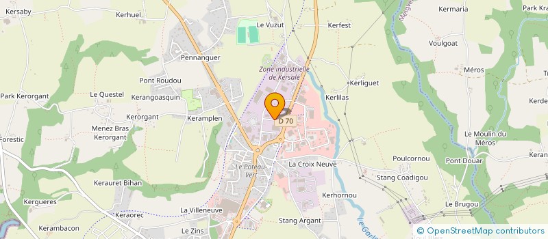 localisation de l'entreprise SCI MORGANE  CONCARNEAU