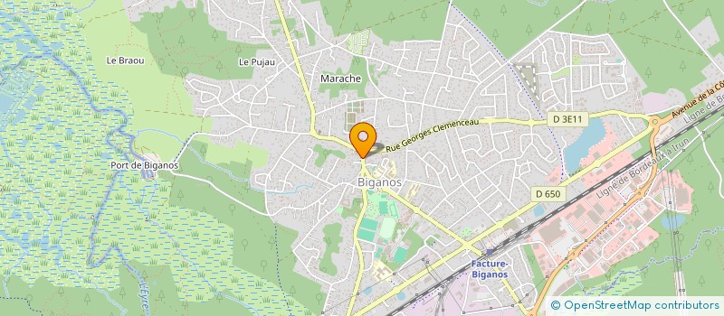 localisation de l'entreprise SCI MORGANE  BIGANOS