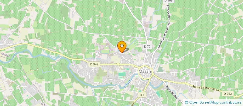 localisation de l'entreprise SCI MORGANE  MAZAN