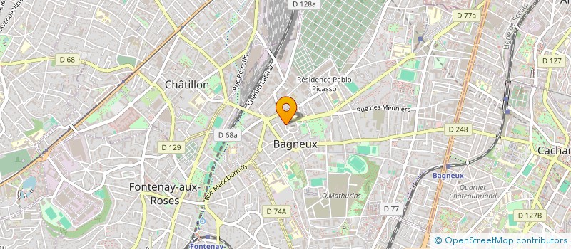 localisation de l'entreprise SCI MORGANE à BAGNEUX