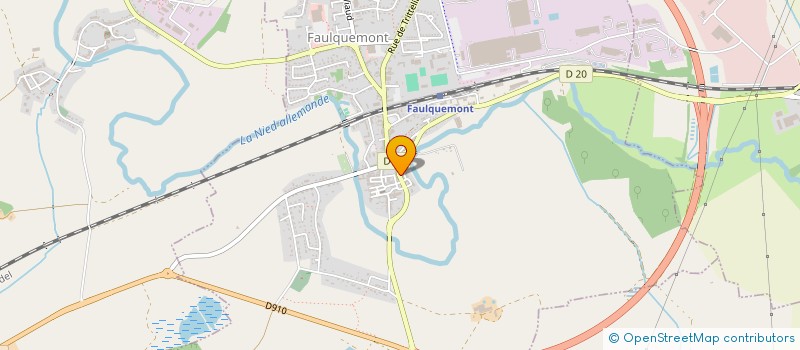 localisation de l'entreprise SCI MORGANE  FAULQUEMONT