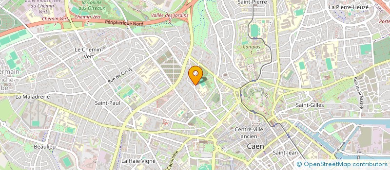 localisation de l'entreprise SCI MORGANE à CAEN