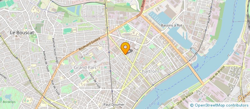 localisation de l'entreprise SCI MORGANE  BORDEAUX