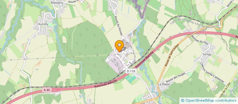 localisation de l'entreprise SCI MORGANE  VIRY