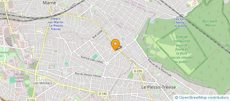 localisation de l'entreprise SCI MORGANE  CHAMPIGNY-SUR-MARNE