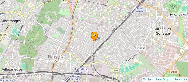 localisation de l'entreprise SCI MORGANNE à PIERREFITTE-SUR-SEINE